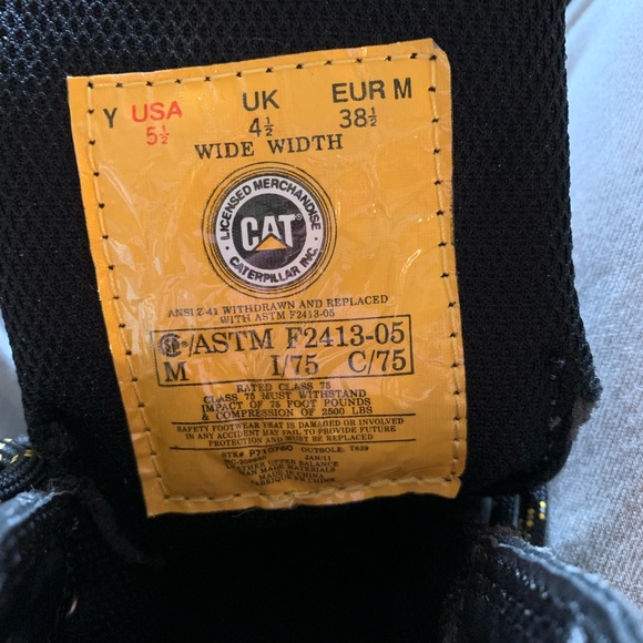 Caterpillar Endure CSA Work Boots Mens Size 5.5 Women’s Size 7.5 - Picture 4 of 6